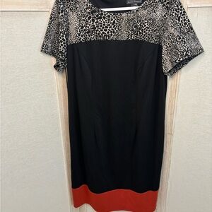 Chic Black and Red Dress